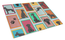 Load image into Gallery viewer, Lots of Black Great Dane Glass Cutting Boards – Durable, Decorative Kitchen Art Large