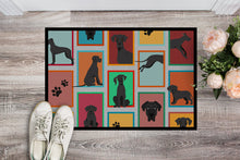Load image into Gallery viewer, Lots of Black Great Dane Doormat - 18x27 Decorative Floor Mat – Indoor/Outdoor Rug with Artistic Flair