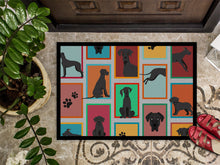 Load image into Gallery viewer, Lots of Black Great Dane Doormat - 18x27 Decorative Floor Mat – Indoor/Outdoor Rug with Artistic Flair