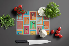 Load image into Gallery viewer, Lots of Fawn Great Dane Glass Cutting Boards – Durable, Decorative Kitchen Art Large
