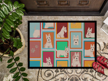 Load image into Gallery viewer, Lots of Wheaten Scottish Terrier Doormat - 18x27 Decorative Floor Mat – Indoor/Outdoor Rug with Artistic Flair