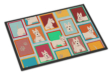 Load image into Gallery viewer, Lots of Wheaten Scottish Terrier Doormat - 18x27 Decorative Floor Mat – Indoor/Outdoor Rug with Artistic Flair