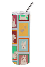 Load image into Gallery viewer, Lots of Wheaten Scottish Terrier Stainless Steel 20 oz Skinny Tumbler