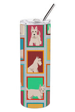Load image into Gallery viewer, Lots of Wheaten Scottish Terrier Stainless Steel 20 oz Skinny Tumbler
