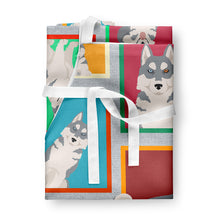 Load image into Gallery viewer, Lots of Grey Siberian Husky Apron – Artist-Designed Kitchen, BBQ &amp; Craft Apron