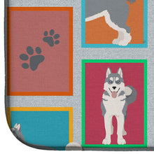 Load image into Gallery viewer, Lots of Grey Siberian Husky Dish Drying Mat