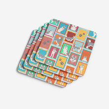 Load image into Gallery viewer, Lots of Grey Siberian Husky Foam Coaster