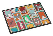 Load image into Gallery viewer, Lots of Grey Siberian Husky Doormat - 24x36 Decorative Floor Mat – Indoor/Outdoor Rug with Artistic Flair