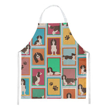 Load image into Gallery viewer, Lots of Liver English Springer Spaniel Apron – Artist-Designed Kitchen, BBQ &amp; Craft Apron