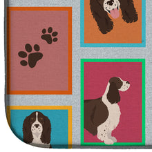 Load image into Gallery viewer, Lots of Liver English Springer Spaniel Dish Drying Mat