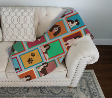 Load image into Gallery viewer, Lots of Liver English Springer Spaniel Quilted Blanket 50x60
