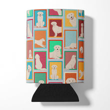 Load image into Gallery viewer, Lots of Cream Golden Retriever Can or Bottle Hugger