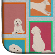Load image into Gallery viewer, Lots of Cream Golden Retriever Dish Drying Mat