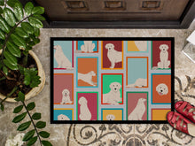 Load image into Gallery viewer, Lots of Cream Golden Retriever Doormat - 24x36 Decorative Floor Mat – Indoor/Outdoor Rug with Artistic Flair