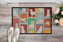 Load image into Gallery viewer, Lots of Cream Golden Retriever Doormat - 18x27 Decorative Floor Mat – Indoor/Outdoor Rug with Artistic Flair