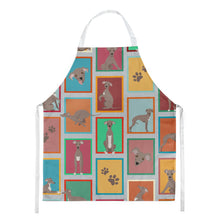 Load image into Gallery viewer, Lots of Fawn Italian Greyhound Apron – Artist-Designed Kitchen, BBQ &amp; Craft Apron