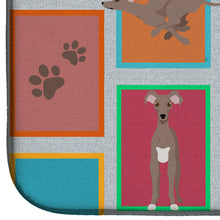 Load image into Gallery viewer, Lots of Fawn Italian Greyhound Dish Drying Mat