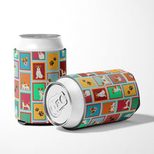 Load image into Gallery viewer, Lots of Red and White Jack Russell Terrier Can or Bottle Hugger