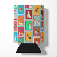 Load image into Gallery viewer, Lots of Red and White Jack Russell Terrier Can or Bottle Hugger