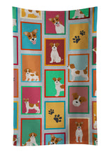 Load image into Gallery viewer, Lots of Red and White Jack Russell Terrier Kitchen Towel