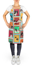 Load image into Gallery viewer, Lots of Black and Whtie Papillon Apron – Artist-Designed Kitchen, BBQ &amp; Craft Apron
