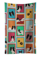 Load image into Gallery viewer, Lots of Black and Whtie Papillon Kitchen Towel