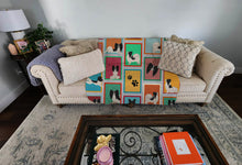 Load image into Gallery viewer, Lots of Black and Whtie Papillon Quilted Blanket 50x60