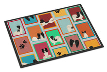Load image into Gallery viewer, Lots of Black and Whtie Papillon Doormat - 18x27 Decorative Floor Mat – Indoor/Outdoor Rug with Artistic Flair