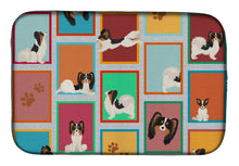 Load image into Gallery viewer, Lots of Tricolor Papillon Dish Drying Mat