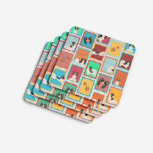 Load image into Gallery viewer, Lots of Tricolor Papillon Foam Coaster