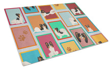 Load image into Gallery viewer, Lots of Tricolor Papillon Glass Cutting Boards – Durable, Decorative Kitchen Art Large