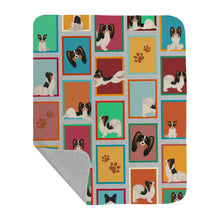 Load image into Gallery viewer, Lots of Tricolor Papillon Quilted Blanket 50x60