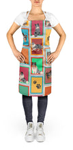Load image into Gallery viewer, Lots of Blue Merle Sheltie Apron – Artist-Designed Kitchen, BBQ &amp; Craft Apron
