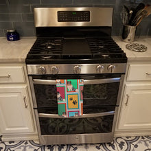 Load image into Gallery viewer, Lots of Blue Merle Sheltie Kitchen Towel