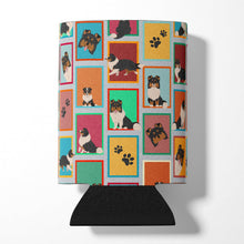 Load image into Gallery viewer, Lots of Tricolor Sheltie Can or Bottle Hugger