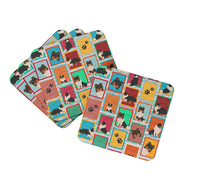 Load image into Gallery viewer, Lots of Tricolor Sheltie Foam Coaster