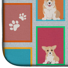 Load image into Gallery viewer, Lots of Fawn Pembroke Corgi Dish Drying Mat