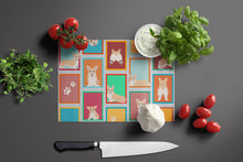 Load image into Gallery viewer, Lots of Fawn Pembroke Corgi Glass Cutting Boards – Durable, Decorative Kitchen Art Large