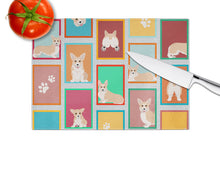 Load image into Gallery viewer, Lots of Fawn Pembroke Corgi Glass Cutting Boards – Durable, Decorative Kitchen Art Large