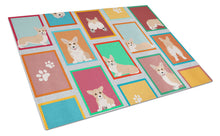 Load image into Gallery viewer, Lots of Fawn Pembroke Corgi Glass Cutting Boards – Durable, Decorative Kitchen Art Large