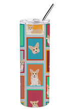 Load image into Gallery viewer, Lots of Fawn Pembroke Corgi Stainless Steel 20 oz Skinny Tumbler