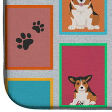 Load image into Gallery viewer, Lots of Sable Pembroke Corgi Dish Drying Mat