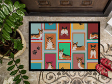 Load image into Gallery viewer, Lots of Sable Pembroke Corgi Doormat - 24x36 Decorative Floor Mat – Indoor/Outdoor Rug with Artistic Flair