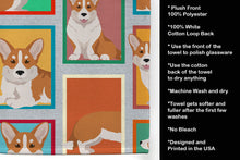 Load image into Gallery viewer, Lots of Red Cardigan Corgi Kitchen Towel