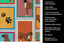 Load image into Gallery viewer, Lots of Black Face Boxer Kitchen Towel