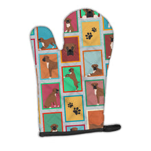Load image into Gallery viewer, Lots of Black Face Boxer Oven Mitt