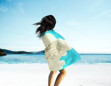 Load image into Gallery viewer, Surfer Dog Tricolor Sheltie Beach Towel – Premium Towel Large, Colorful, and Ultra-Soft for Pool or Beach