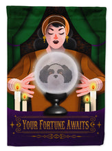 Load image into Gallery viewer, Shih Tzu Halloween Garden Flag