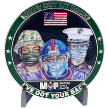 Load image into Gallery viewer, DL11-12 Official Limited Edition MVP Pandemic Heroes Challenge Coins Merging Vets and Players