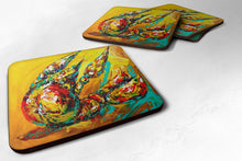 Load image into Gallery viewer, Crawfish Anyway You Like It Coasters - Set of 4 Lightweight Foam, Absorbent Drink Coasters